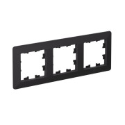 Рамка 3-м AtlasDesign Air карбон/дым. черн. SE ATN221003