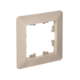 Рамка 1-м AtlasDesign Air песочн./дым. бел. SE ATN221201