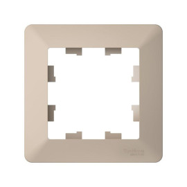 Рамка 1-м AtlasDesign Air песочн./дым. бел. SE ATN221201