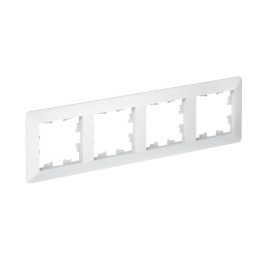 Рамка 4-м AtlasDesign Air лотос/дым. бел. SE ATN221304