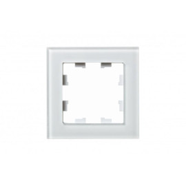 Рамка 1-м AtlasDesign Nature стекло бел. SE ATN320101