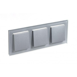 Рамка 3-м AtlasDesign Nature стекло алюм. SE ATN320303