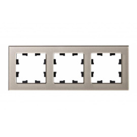 Рамка 3-м AtlasDesign Nature стекло шампань SE ATN320503