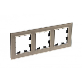 Рамка 3-м AtlasDesign Nature стекло шампань SE ATN320503