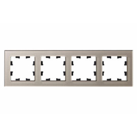 Рамка 4-м AtlasDesign Nature стекло шампань SE ATN320504