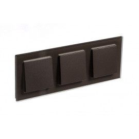 Рамка 3-м AtlasDesign Nature стекло мокко SE ATN320603