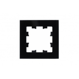 Рамка 1-м AtlasDesign Nature стекло черн. SE ATN321001