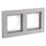 Рамка 2-м AtlasDesign Aqua IP44 алюм. SE ATN440302