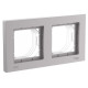Рамка 2-м AtlasDesign Aqua IP44 алюм. SE ATN440302