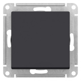 Переключатель проходной 1-кл. СП AtlasDesign Aqua 10А IP44 (сх. 6) 10AX механизм карбон SE ATN441061