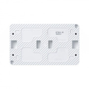 Розетка 2-м ОП AtlasDesign PROFI 16А IP54 заземл. защ. шторки бел. SE ATN540126