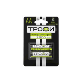 Аккумулятор AA/HR6 1500мА.ч HR6-2BL (блист.2шт) Трофи Б0019500