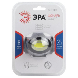 Фонарь GB-601 налобный 5Вт COB 3хААА 3 режима блист. ЭРА Б0027818