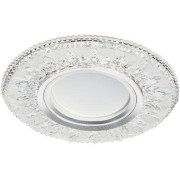 Светильник точечный DK LD9 SL/WH MR16 декор со светодиод. подсветкой прозр. ЭРА Б0028080