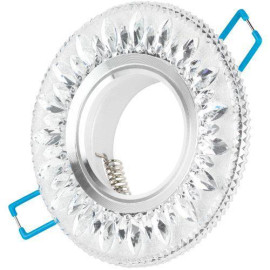 Светильник точечный DK LD9 SL/WH MR16 декор со светодиод. подсветкой прозр. ЭРА Б0028080