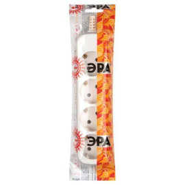 Колодка удлинителя 4-м с заземл. KX-4e Эра Б0028340