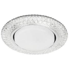 Светильник светодиодный точечный DK LD23 SL/WH GX53 декор со светодиод. подсветкой прозр. ЭРА Б0029627