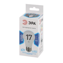 Лампа светодиодная A60-17W-840-E27 грушевидная 1360лм ЭРА Б0031700