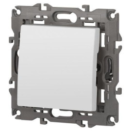 Выключатель 1-кл. СП Elegance 14-1101-01 10А IP20 250В 10AX механизм бел. Эра Б0034207