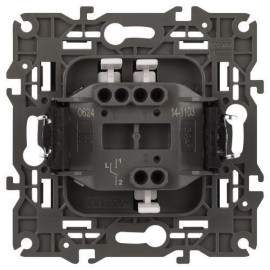 Переключатель 1-кл. СП Elegance 14-1103-05 10А IP20 250В 10AX механизм антрацит Эра Б0034227