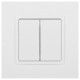 Выключатель 2-кл. СП Elegance 14-1104-01 10А IP20 250В 10AX механизм бел. Эра Б0034229
