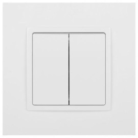 Переключатель 2-кл. СП Elegance 14-1106-01 10А IP20 250В 10AX механизм бел. Эра Б0034243
