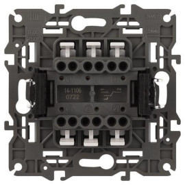 Переключатель 2-кл. СП Elegance 14-1106-01 10А IP20 250В 10AX механизм бел. Эра Б0034243