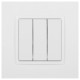 Выключатель 3-кл. СП Elegance 14-1107-01 10А IP20 250В 10AX механизм бел. Эра Б0034249