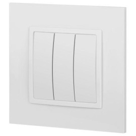 Выключатель 3-кл. СП Elegance 14-1107-01 10А IP20 250В 10AX механизм бел. Эра Б0034249