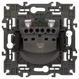 Розетка 1-м СП Эра Elegance 14-2102-01 16А IP20 16AX 250В 2P+E Schuko защ. шторки бел. Эра Б0034272