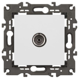 Розетка телевизионная одиночная TV 1мод. Elegance 14-3101-01 IP20 бел. Эра Б0034290