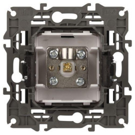 Розетка телевизионная одиночная TV 1мод. Elegance 14-3101-05 IP20 антрацит Эра Б0034294