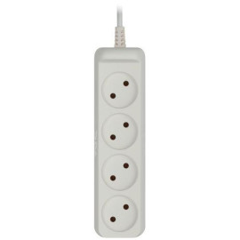 Удлинитель 4х3м без заземл. 6А IP20 UX-4-3m ШВВП 2х0.75 Эра Б0038560