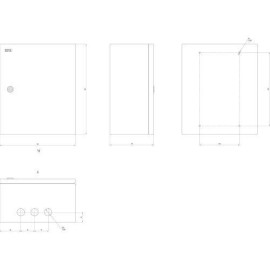 Корпус ЩМП-03 360х300х175 IP31 NO_SIMPLE_SHMP-03_IP31 метал. SIMPLE Эра Б0041654