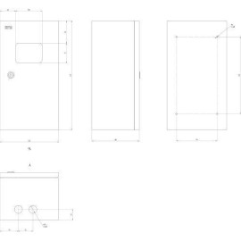 Корпус ЩМПг (окно)-01 410x220x175 IP54 NO_SIMPLE_STM_SHMPg(okno)-01_IP54 метал. Эра Б0041660