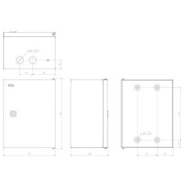 Корпус ЩМПг-00 290х220х155 IP54 NO_SIMPLE_STM_SHMPg-00_IP54 метал. Эра Б0041664