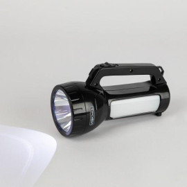 Фонарь-прожектор аккумуляторный PA-504 SMD LED 1Вт боков. светильник 24 SMD LED 2 режима 4 Трофи Б0042439