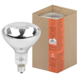 Излучатель тепловой (лампа инфракрасная) ИКЗ 220-250 R127 250Вт E27 IP20 КЭЛЗ Б0042991