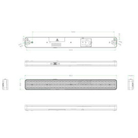 Светильник светодиодный DBA-107-0-20 9Вт 6500К IP20 90LED 4ч аварийный непостоянный Эра Б0044404