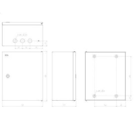 Корпус ЩМПг-03 360x300x175 IP54 SHMPg-03_IP54_SIMPLE метал. Эра Б0047693