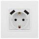 Розетка 16А 250В 2P+E с 2хUSB 5В-3А защ. шторки Elegance бел. 14-4109-01 ЭРА Б0047867