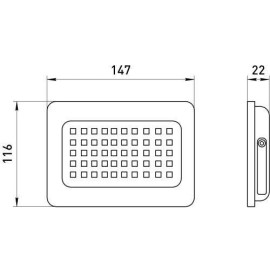 Прожектор светодиодный LPR-023-0-65K-050 50Вт 6500К 4000лм IP65 уличный Эра Б0052024