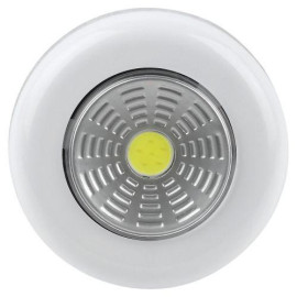 Фонарь светодиодный подсветка SB-101 пушлайт (СОВ 3хААА 1шт в пак.) бел. Трофи Б0052747