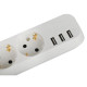Удлинитель 3х1.5м с заземл. +3xUSBA 10А с выкл. U-3es-1.5m-USB Эра Б0052900