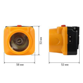 Фонарь аккумуляторный налобный TG1 1LED яркий аккум. 4В 0.5А.ч ЗУ 220В Трофи Б0053033