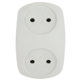Разветвитель 2-м без заземл. 10А IP20 SPx-2-W бел. Эра Б0053480