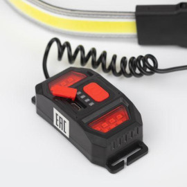 Фонарь аккумуляторный налобный GA-807 Кибер COB 5Вт 3 режима аккум. miscro USB Эра Б0054033