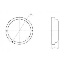 Светильник светодиодный SPB-201-0-40K-018 18Вт 4000К IP65 185x185x37 ЖКХ настен./потолочн. Эра Б0054579