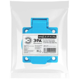 Розетка панельная СП R(PAN)-16-2P-PE-IP54 112 2Р+PЕ 16А 220В IP54 защ. крышка Эра Б0057937