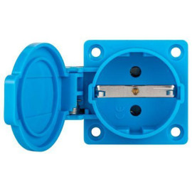 Розетка панельная СП R(PAN)-16-2P-PE-IP54 112 2Р+PЕ 16А 220В IP54 защ. крышка Эра Б0057937